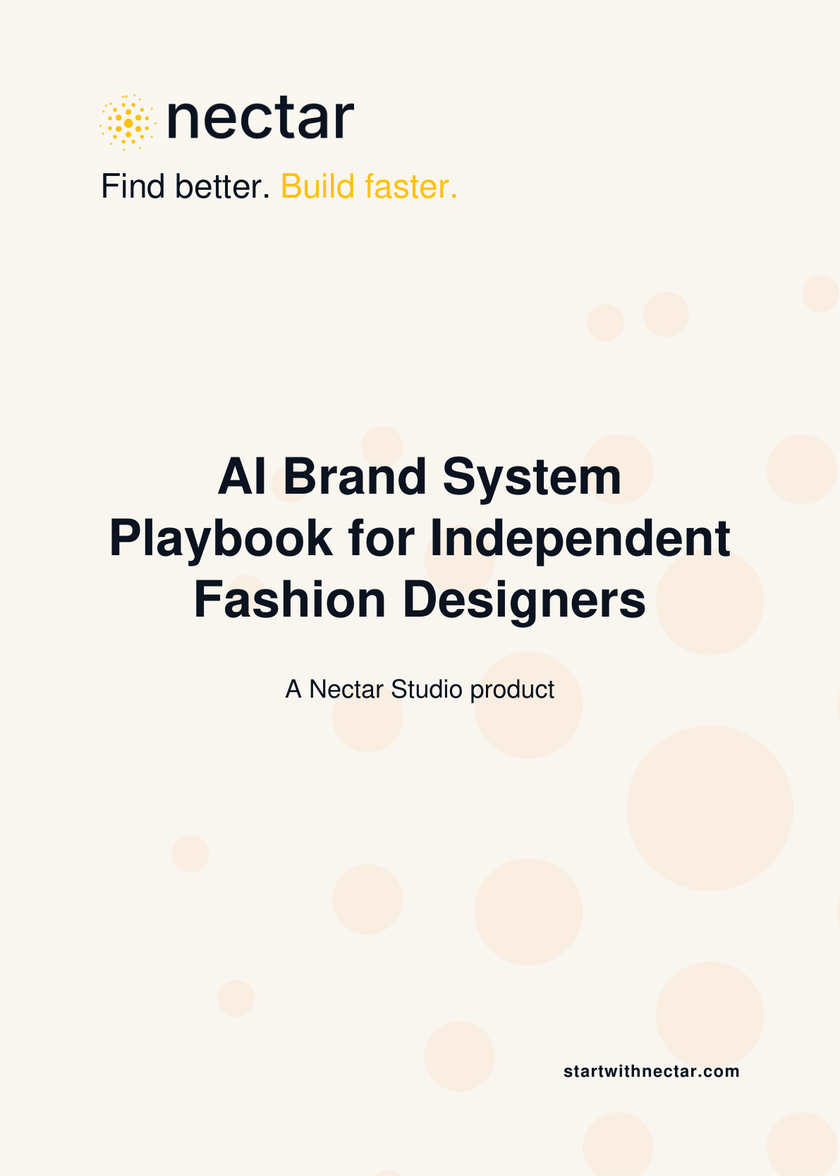 AI Brand System Playbook for Independent Fashion Designers