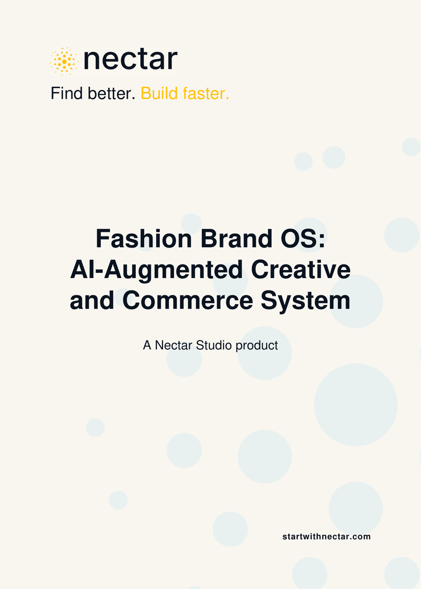 Fashion Brand OS: AI-Augmented Creative and Commerce System